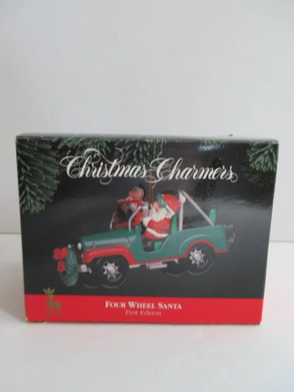 Christmas Charmers Four Wheel Santa First Edition 1992 NEW in Box Natl Rennoc